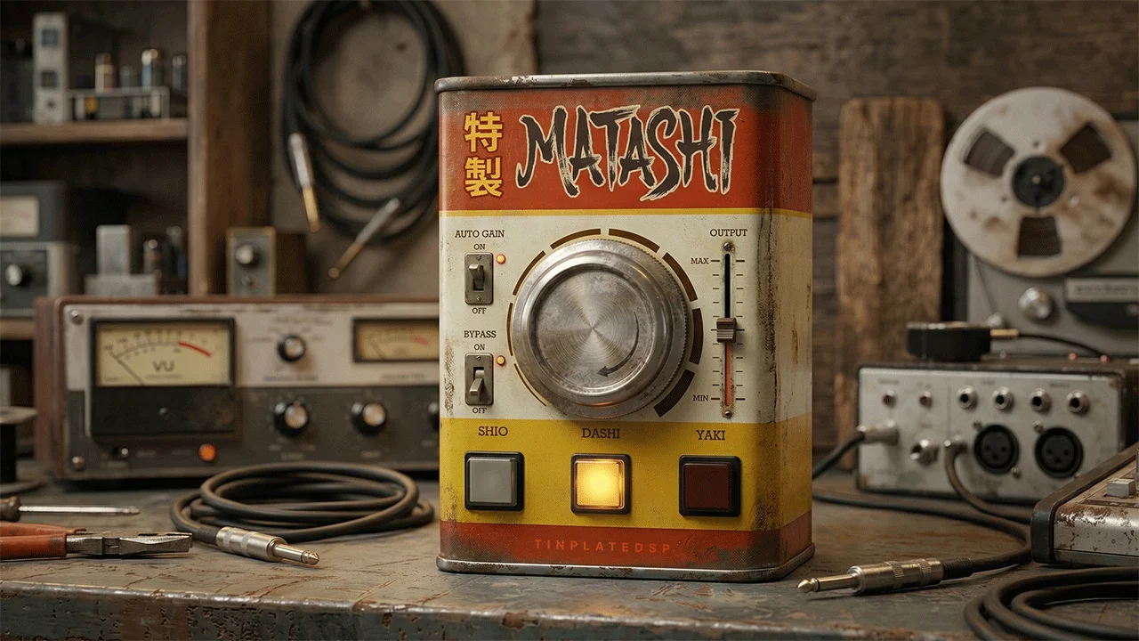 MATASHI 빈티지 틴케이스 UI 애니메이션